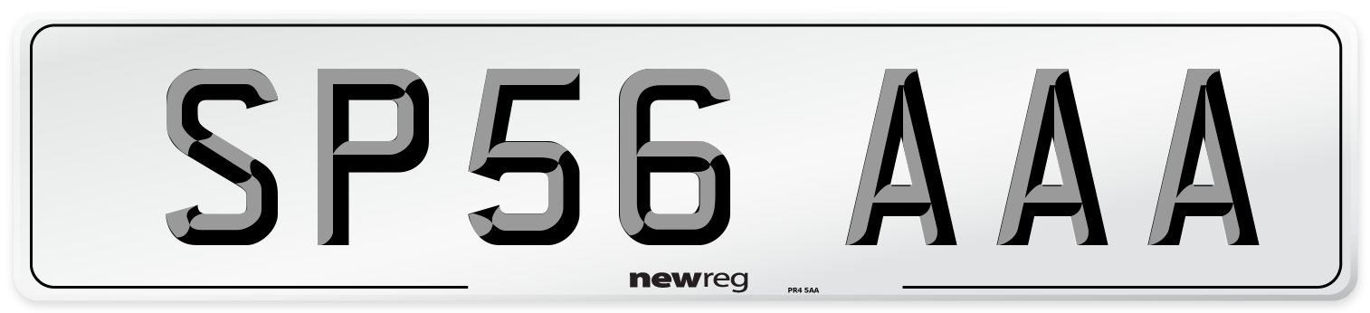 SP56 AAA Number Plate from New Reg